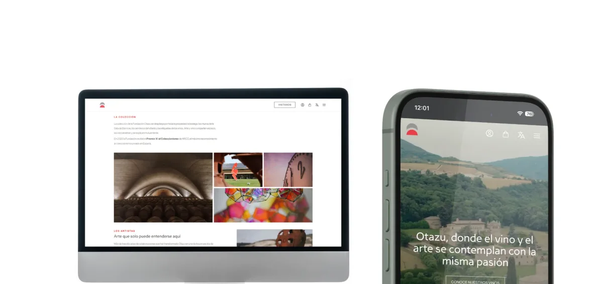 Otazu estrena una nueva web a medida que integra innovación, identidad y sostenibilidad